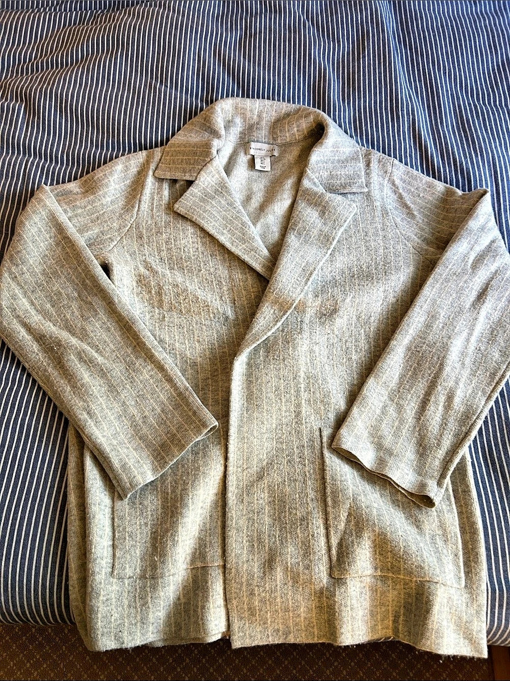 Sincerely Jules Women's Blazer in Beige Size Large